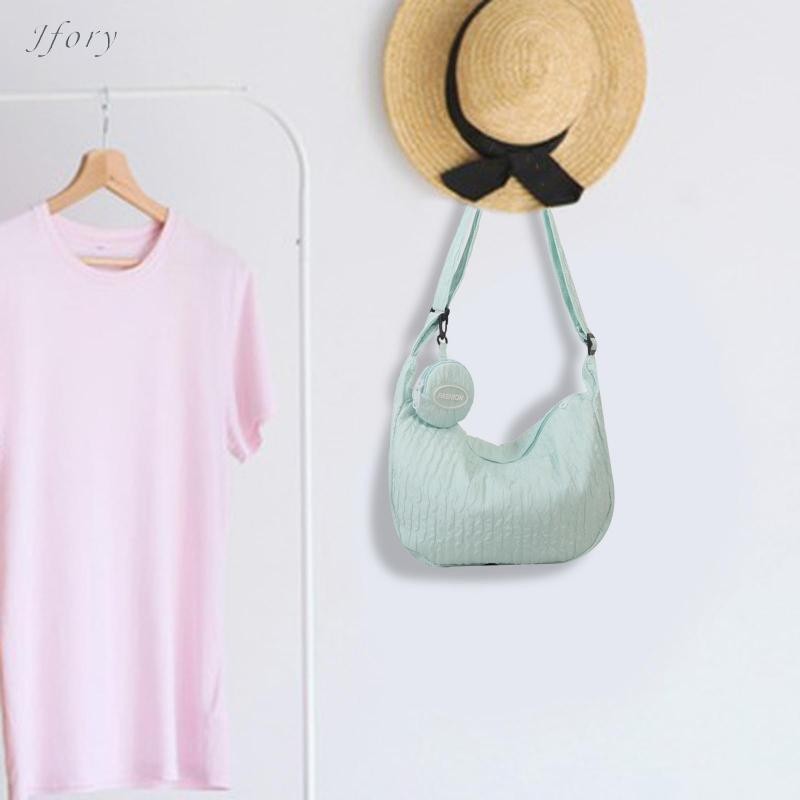 Túi đeo chéo nữ Jfory, túi đeo vai thời trang, dây đeo vai có thể điều chỉnh, dung tích lớn, nhẹ