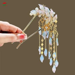 Hoa Bướm Tóc Que Hanfu Phù Hợp Với Nĩa Tóc Có Tua Rua Hạt Thích Hợp Cho Nữ Cô Gái Tạo Kiểu Dụng Cụ