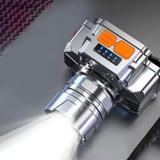 Trailblazer Đèn LED di động Đèn pin gắn ngoài trời chống nước Đèn pha mạnh mẽ USB có thể sạc lại Đèn lồng cắm trại có màn hình nguồn Mới
