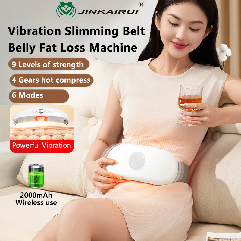 Máy đốt mỡ bụng Giảm cân Đai giảm béo điện Máy mát xa bụng Rung bụng giảm béo cơ thể với máy béo nhiệt
