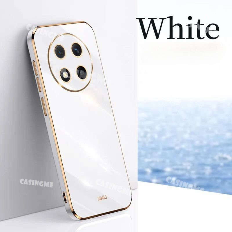 Honor X9c 5G 2024 Vỏ Mạ Sang Trọng Cho Honor X9c HonorX9c X9 X9b X9a a b c 9c 5G 4G 2024 Ốp lưng Silicon Mềm Chống Sốc Ốp lưng