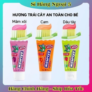 [DATE MỚI] Kem đánh răng trẻ em Nga 1-6 tuổi Nevcos/New Pearl tuýp 50ml