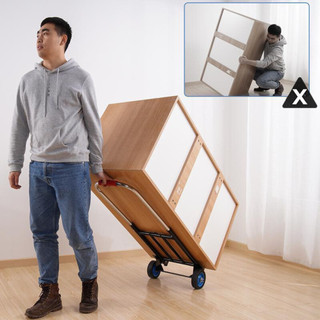 Xe Đẩy Gấp Gọn Đa Năng, Xe Đẩy Hành Lý, Xe Kéo Hàng Đi Chợ Khung Thép Chịu Lực Sơn Chống Gỉ