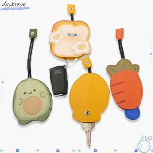 Túi chìa khóa DAYBREAK, Túi chìa khóa kéo công suất lớn bằng da PU, Túi chìa khóa miệng mở đa chức năng dễ thương trên ô tô