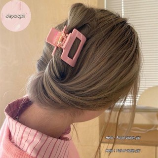 Deyangk Rỗng Màu Vuông Móng Vuốt Tóc Nhỏ Kẹp Tóc Nhựa Barrettes Đuôi Ngựa Kẹp Cua Dành Cho Nữ Phụ Kiện Tóc VN