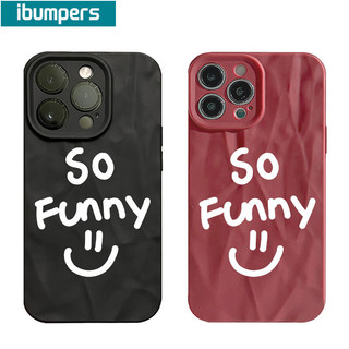 ibumpers Ốp Lưng IPhone Đơn Giản Dễ Thương Mặt Cười IPhone 16 15 14 12 13 11 Pro Max IP 7 8 Plus X XS XR Ốp Điện Thoại Silicon Mềm Chống Sốc Mỏng