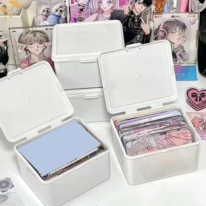 Hộp Bảo Quản Trong Suốt Hàn Quốc Thẻ Photocard Hộp Bảo Quản Thẻ Ảnh Tổ Chức Phân Loại Hộp Lật VN