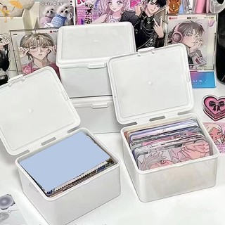 [GOU] Hộp Bảo Quản Trong Suốt Hàn Quốc Thẻ Photocard Hộp Bảo Quản Thẻ Ảnh Tổ Chức Phân Loại Hộp Lật VN