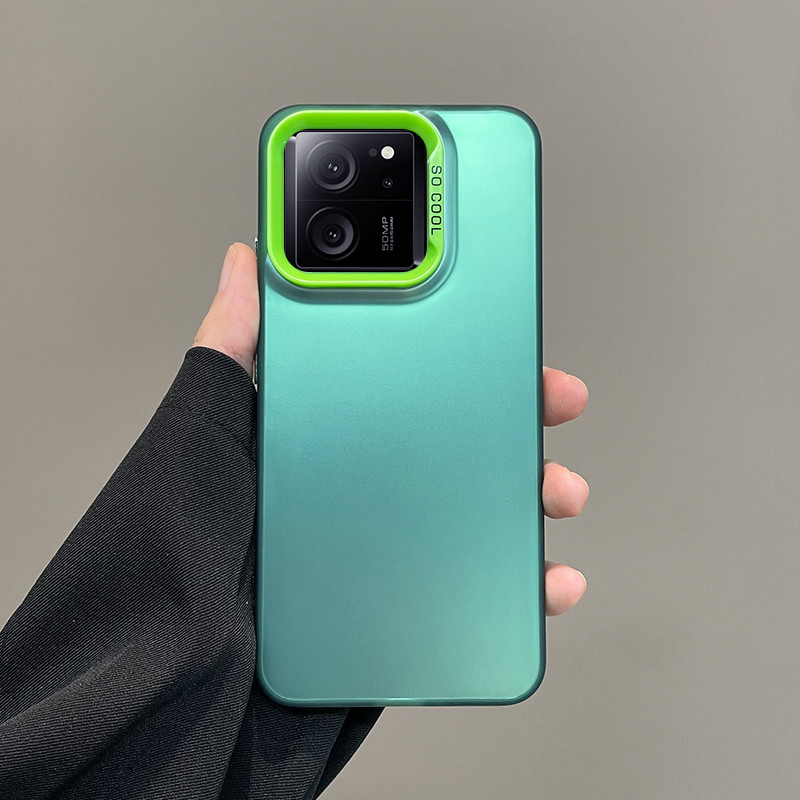 Dành Cho Xiaomi 14 Ốp Lưng Xiaomi 13T 12t Pro 11 Ultra Lite 5G Ốp Lưng Điện Thoại mi 11X Pro Civi3 4 Pro Kim Loại Sang Trọng Aurora Da Matte Cover