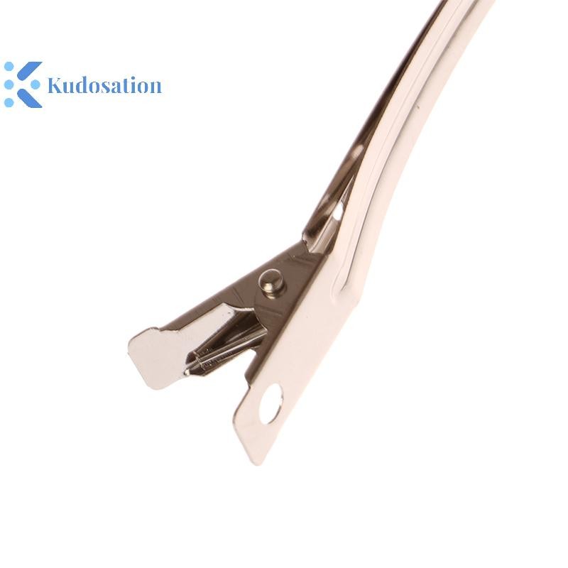 Kudosation 10 Chiếc Kẹp Tóc Kim Loại Để Tạo Kiểu Phần Salon Kẹp Tóc Kẹp Tóc Rễ Lông Tơ DIY Kẹp Dụng Cụ Phụ Kiện Tóc