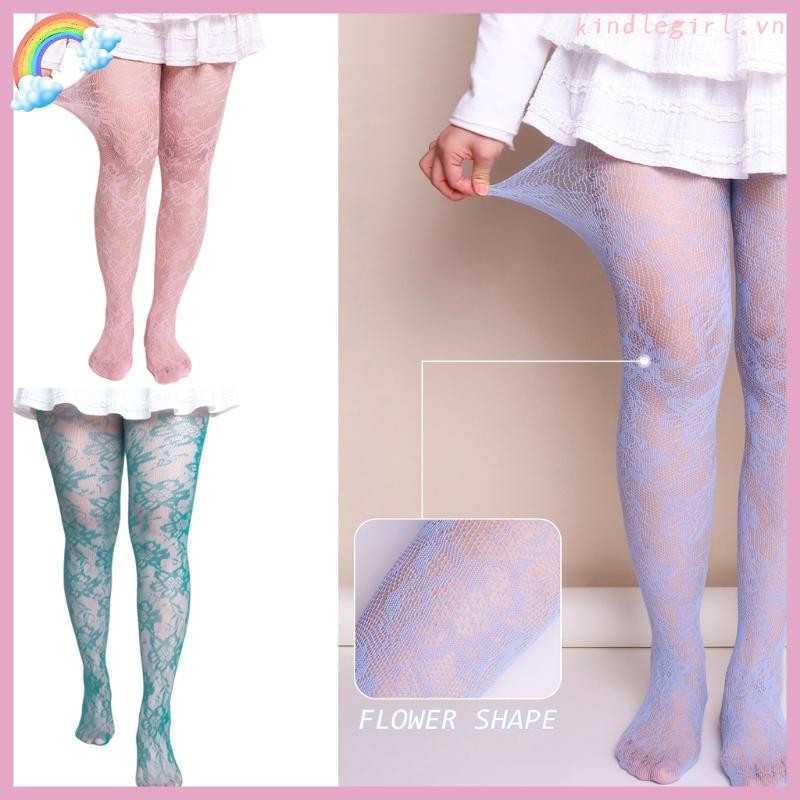 Vua Thẩm Mỹ Nhiều Màu Sắc Fishnet Legging Với Hoa Họa Tiết Vintage Punk Phong Cách Sheer Lưới Ren Quần Tất Cho