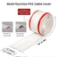 Vỏ cáp sàn ORDOBOX, Tấm che khuyết điểm dây treo tường PVC 1m, Chất lượng cao Mềm đa năng Không cần khoan Bảo vệ cáp Baseboard