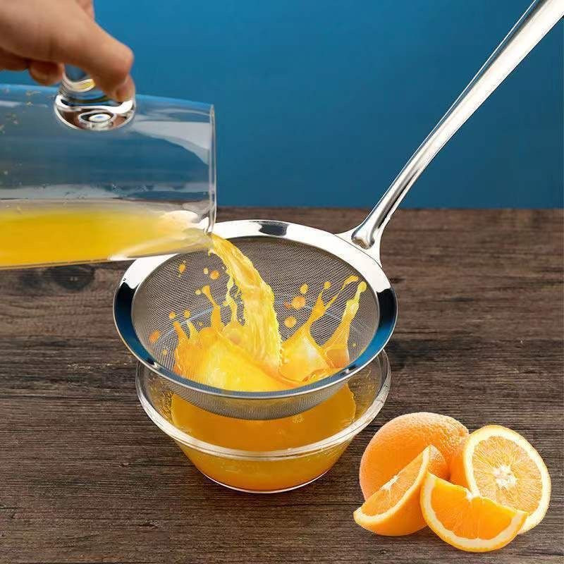 Vợt Bọt Sâu, Vợt Lọc Cặn Cho Dầu Ăn Và Vớt Bọt Inox VilaHome, 3 Size Phù Hợp Mọi Công Năng Nhà Bếp