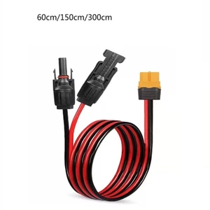 Cáp sạc năng lượng mặt trời 12AWG sang XT60 để sạc phiêu lưu và khẩn cấp