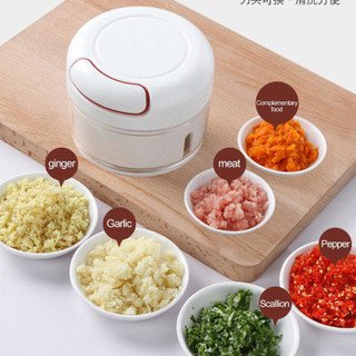 Máy Xay Thực Phẩm ( Tỏi, Hành, Ớt, Thịt)/ Dụng Cụ Xay Tỏi Ớt Dây Rút Tiện Lợi