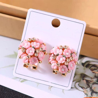 Bông Tai Hoa Tím Nhỏ Tươi Mùa Hè Ngọt Ngào Bông Tai Thời Trang Đơn Giản Cao Cấp Bông Tai Nữ