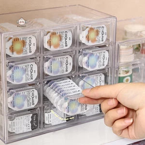 Maybest Beauty Hộp lưu trữ ống kính tiếp xúc dùng một lần hàng ngày Tủ kính áp tròng đa lưới Giá đỡ mắt Hộp lưu trữ trong suốt {VN}