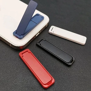 Siêu Mỏng Mini Giá Đỡ Kim Loại Gấp Giá Đỡ Điện Thoại Di Động Mặt Sau Miếng Dán Vô Hình Điện Thoại Di Động Để Bàn Hỗ Trợ Giá Đỡ Điện Thoại