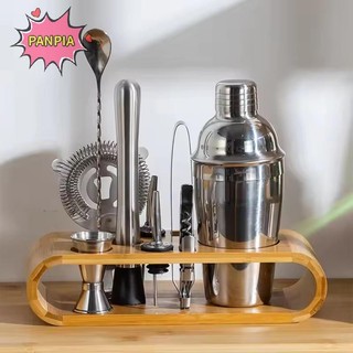Pnpia 10 Chiếc Cocktail Shaker Bộ Thép Không Gỉ Cocktail Trộn Rượu Martini Shaker Đảng Thanh Dụng Cụ Boutique