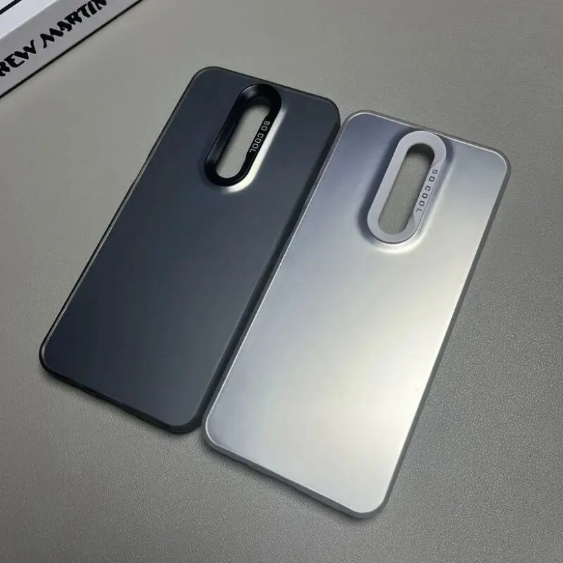 Dành Cho Redmi K30 Ốp Điện Thoại Sang Trọng Laser Kim Loại Màu Aurora Chống Sốc Ốp Lưng