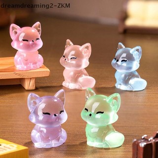 [dreamdreaming] 5 Cái Sáng Tạo Dễ Thương Dạ Quang Cáo Động Vật Trang Trí Phòng Hoạt Hình Phụ Kiện Trang Trí Bằng Nhựa Để Bàn Quà Tặng Trang Trí [zkm]