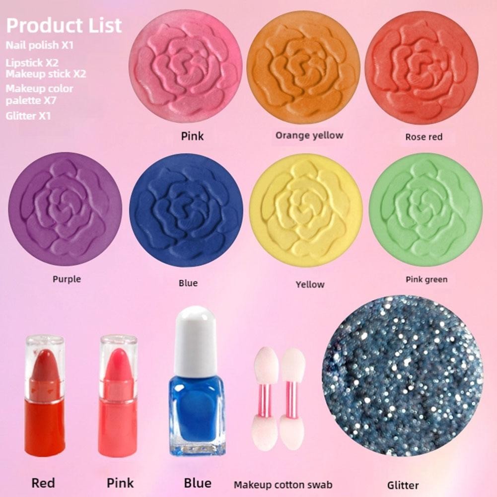 Mini Mỹ Phẩm Trẻ Em Trang Điểm Không Độc Hại Bộ Trang Điểm Đồ Chơi Cho Trẻ Em Z0d3