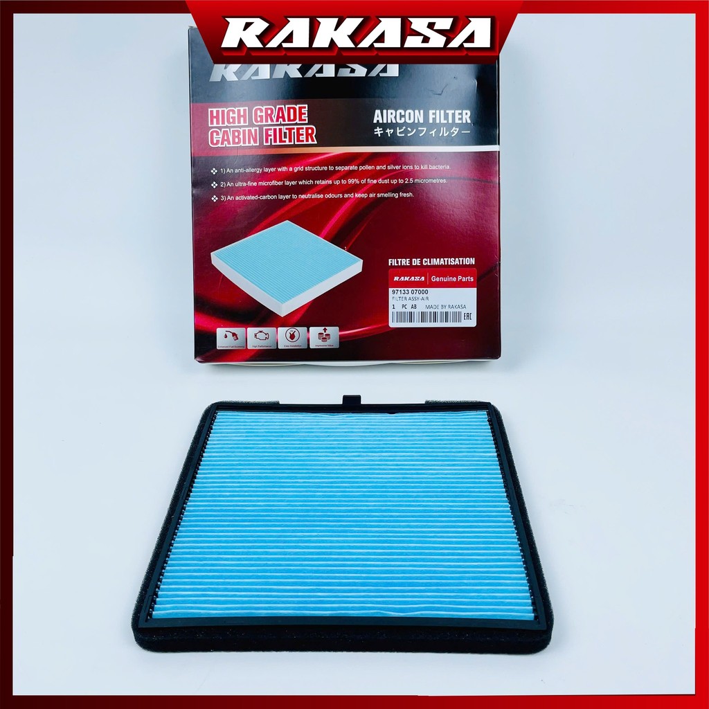 RAKASA LỌC GIÓ ĐIỀU HÒA HYUNDAI I10, KIA MORNING, KIA PICANTO, HYUNDAI EON – MÃ: 97133-07000 / 9713307000