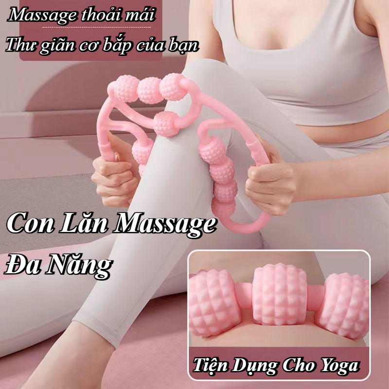 Con Lăn Massage Đa Năng,bắp tay giúp thư giãn cơ bắp đa năng tiện lợi,Con Lăn Vòng Chân Máy
