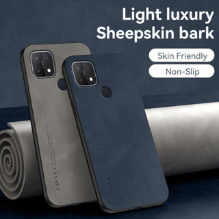 Ốp lưng oppo a15 a15s a35 CPH2179 PEHM00 PEFM00 CPH2185 Vỏ da cừu cao cấp, làm bằng vỏ cứng thân thiện với da, vỏ điện thoại chống rơi và hấp thụ sốc