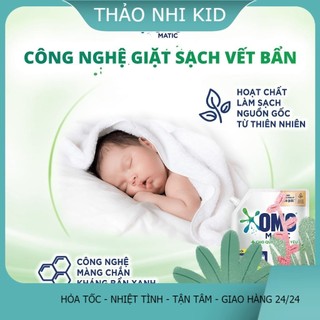 Combo 2 Túi Nước Giặt OMO Matic Cho Quần Áo Bé - 2 Túi 3.6Kg