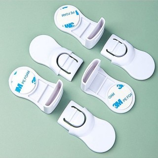 [3-5 ngày đến] 1 Khóa ngăn kéo màu trắng an toàn cho bé tại nhà / Bảo vệ an ninh tay chống ghim cho trẻ em / Khóa an toàn cho trẻ em Bảo vệ an ninh trẻ em