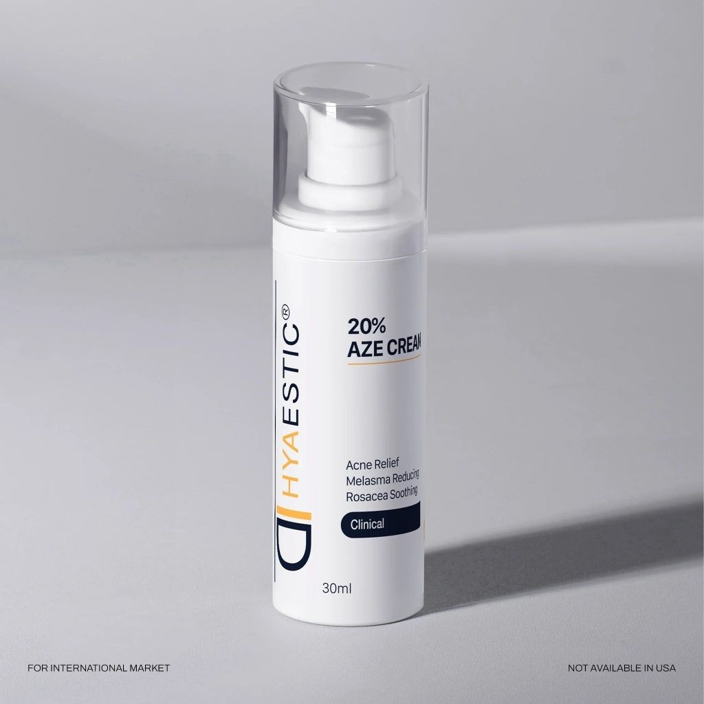 Kem loại bỏ mụn và ƞám chuyên sâu Hyaestic 20% AZE Cream chai 30ml
