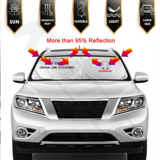 Kính Chắn Gió Xe Honda Phía Trước Che Nắng Cho Thành Phố Civic Fit Jazz HRV BRV CRV WRV Brio Accord Dẫn mobilio Mugen Loại Điện R S RS Tấm Che Nắng Hunter Bảo Vệ Mặt Trước SunShade