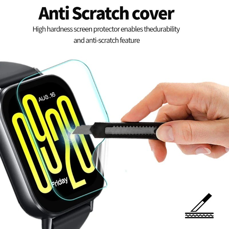 RedmiWatch 5 4 3 Phim Hydrogel HD 400D Full Cover, 1-3 chiếc, bảo vệ màn hình chống trầy xước, chống cháy nổ, cho Watch 5/4/3/2 Active Lite