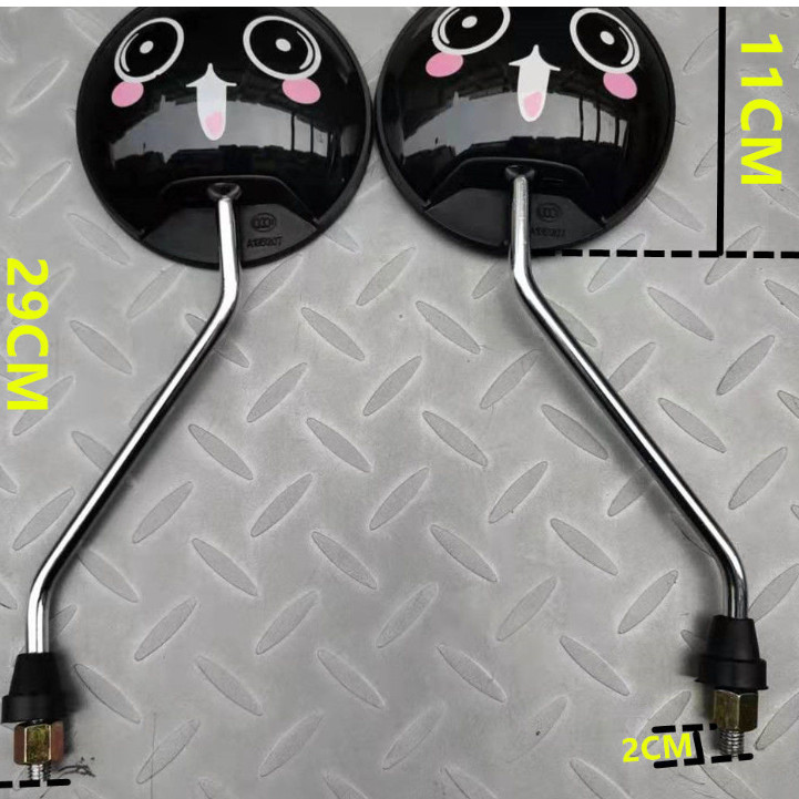 Gương Xe Máy xoay 360 độ, kính gập xe máy SH/ AB/ Vario/ Winner/ Exciter/Wave/Vision..., kèm chân kính xoay/Gương Chiếu Hậu Chân xoay Full Nhôm Tặng Kèm nối 2cm Xoay 360 độ Loại 1 Gập mặt đồng hồ Gắn Các Dòng Xe Máy
