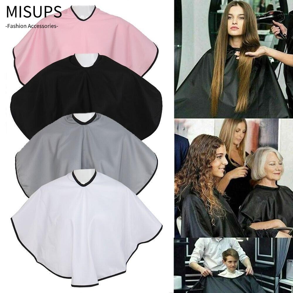 Khăn choàng nhuộm tóc MISUPS, Dụng cụ Salon Mũi cắt tóc chống tĩnh điện, Vải làm tóc có thể tái sử dụng chống thấm nước