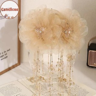 Csndices Hoa Sen Thanh Lịch Kim Sa Lấp Lánh Vuốt Tóc Cho Nữ Cô Gái Ngọt Ngào Thời Trang Kẹp Phụ Kiện Tóc Quà Tặng VN
