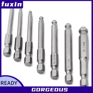 [Fuxin] 1 Dụng cụ khoan đầu bi từ tính 65mm Đầu lục giác Đầu lục giác Tua vít lục giác Dụng cụ khoan H2-H8