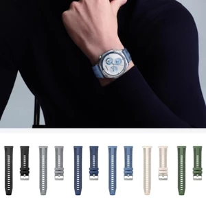 WU Smartwatch Silicone Bracelet Dây đeo thay thế Dây đeo cổ tay mềm cho WATCH GT5 46MM Dây đeo thoáng khí phát hành nhanh