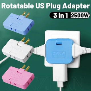 Phích cắm chuyển đổi 3 trong 1 có thể xoay tiện dụng FE123