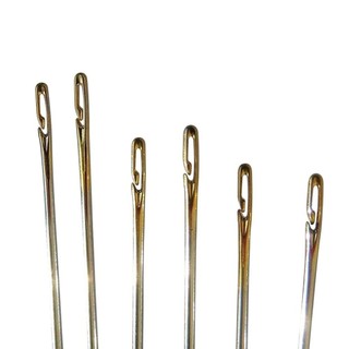 Bộ 12 Kim May Vá Mới Không Cần Xỏ Chỉ Có Dây Móc Trong Đuôi Mở Bằng Thép Không Gỉ DIY Dành Cho Người Lớn Tuổi Darning