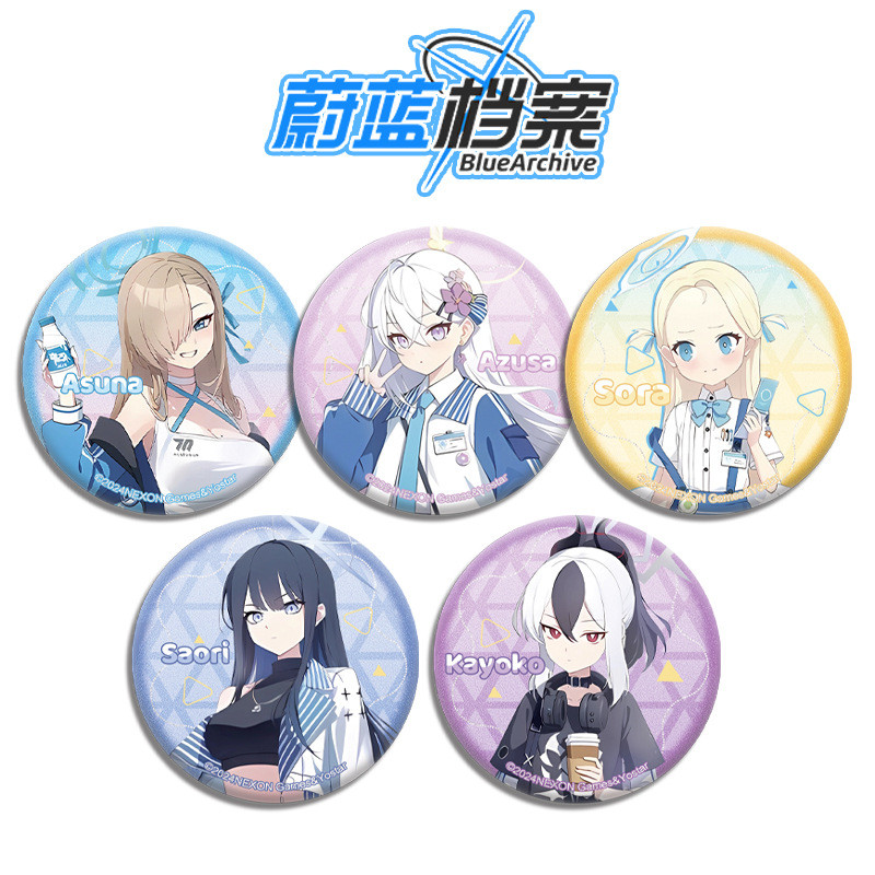 Xanh Lưu Trữ Huy Hiệu Anime Thổ Cẩm Cosplay Chân Phụ Kiện Thời Trang Quà Tặng