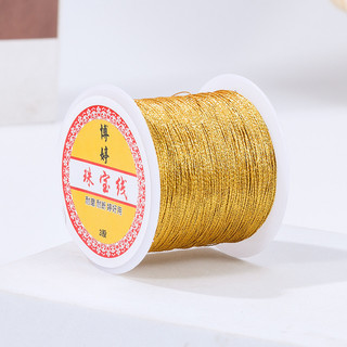 Chỉ vàng và bạc dùng làm dây bện, dây quấn vòng tay/vòng cổ, chỉ thẻ, vật liệu trang sức DIY