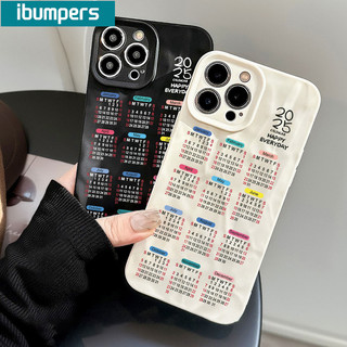 ibumpers Ốp Lưng Xinh iPhone 2025 Lịch Năm Mới In Hình Ốp Điện Thoại Silicon Mềm Chống Sốc Chống Bẩn Cho Iphone 16 15 14 12 13 11 Pro Max IP 7 8 Plus X XS XR
