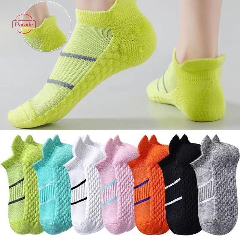 Diễu Hành Nam Nữ Chạy Tất Bóng Rổ Thoáng Khí Chống Trơn Trượt Thể Thao Đi Xe Đạp Đi Bộ Nữ Ngoài Trời Tất Cotton Thể Thao Mồ Hôi Tất VN