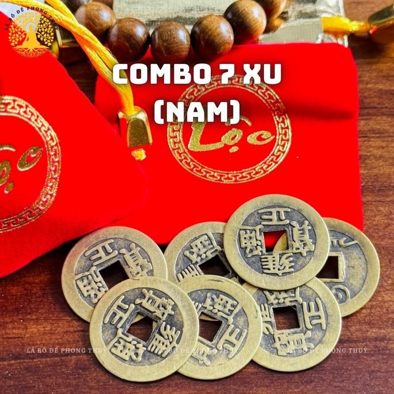 [TẶNG TÚI NHUNG LỘC] Đồng Xu Âm Dương Ngũ Đế Cổ Đã Khai Quang Xin Lộc Bình An May Mắn Decor Phong Thuỷ Nam Nữ