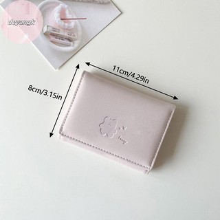 Deyangk Nữ Ví Gấu Dễ Thương Ba Đa Năng Ví Ngắn Gấp Đựng Thẻ Ví Đựng Tiền Xu Nữ Túi Đựng Thẻ Kẹp Túi Hoạt Hình VN