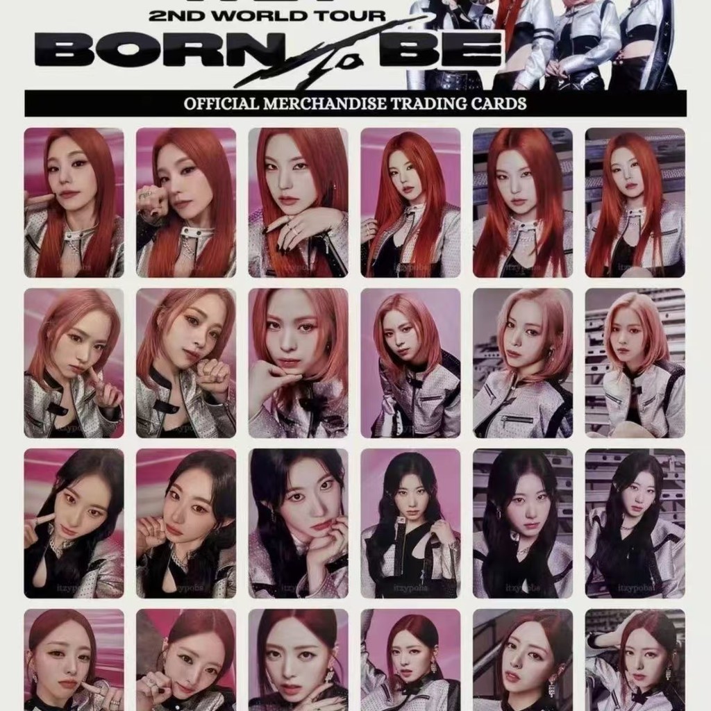ITZY Chuyến lưu diễn thế giới thứ 2 Sinh ra để trở thành MD Thẻ giao dịch Photocard Yeji Ryujin