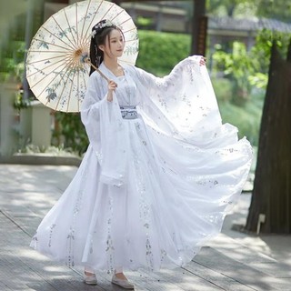 Yunhe Nữ Eo Dài Váy Siêu Cổ Tích Sinh Viên Hàng Ngày Hanfu Tay Rộng Phong Cách Cổ Đại Thanh Lịch Phong Cách Trung Hoa Phù Hợp Với Bốn Mùa Phong Cách 24.11.21