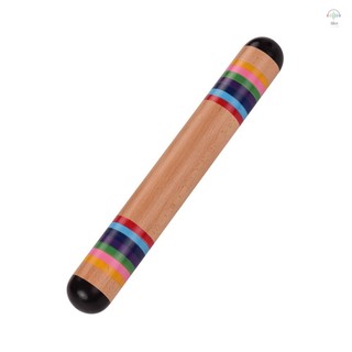 Gỗ Rainstick Rainmaker Rain Shaker Nhạc Cụ Đồ Chơi Cầu Vồng Màu Cho Trẻ Em Người Lớn